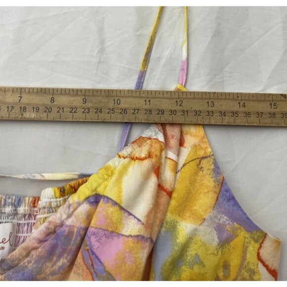 Ingrid & Isabel Women's Size Large Maternity Watercolor Floral Print Tank Top - Picture 9 of 13